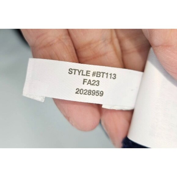 J Crew Short Sleeve Collared Mini Dress Polka Dots Navy Blue White Sz 10 NEW - Picture 11 of 13